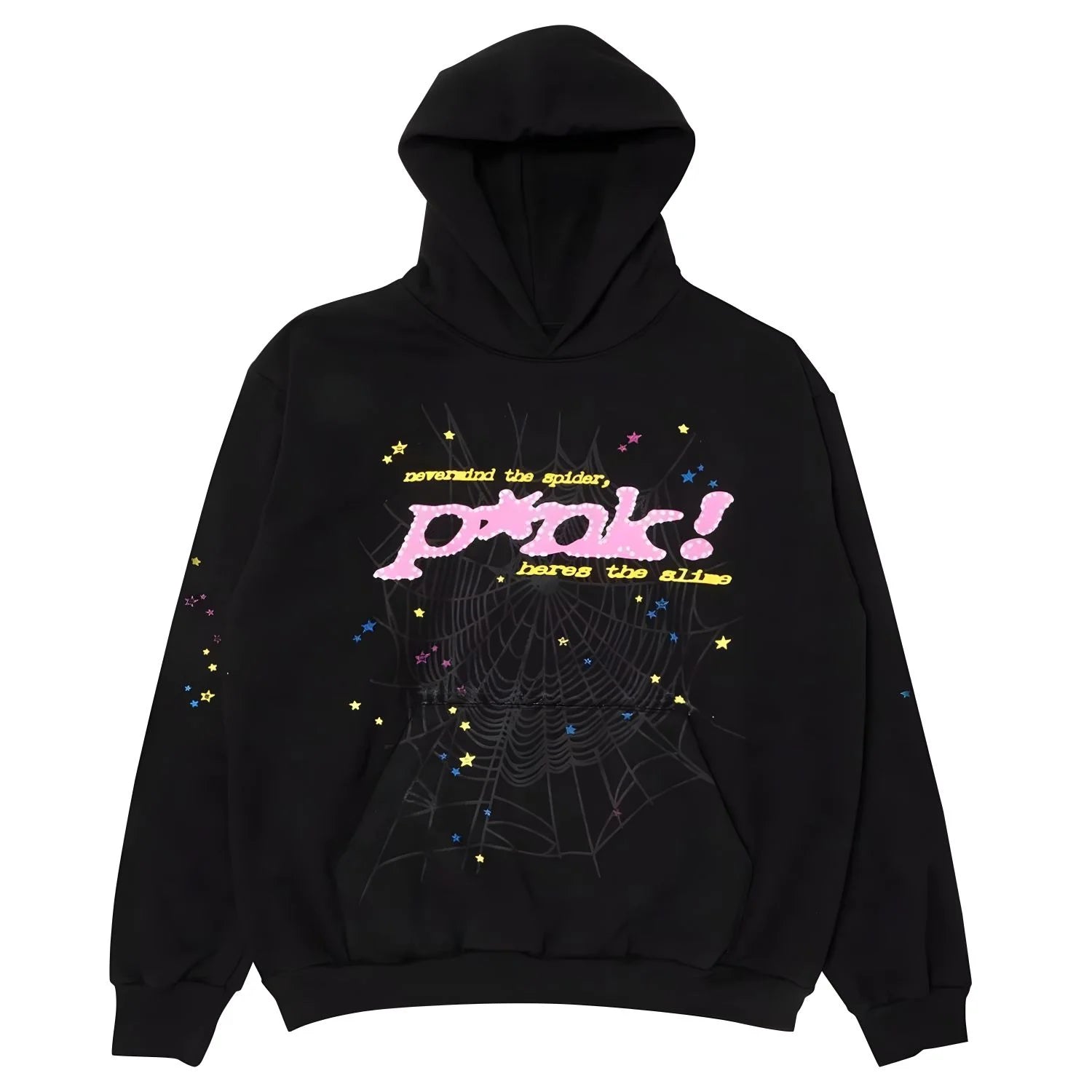 SPIDER P*ink Black Hoodie